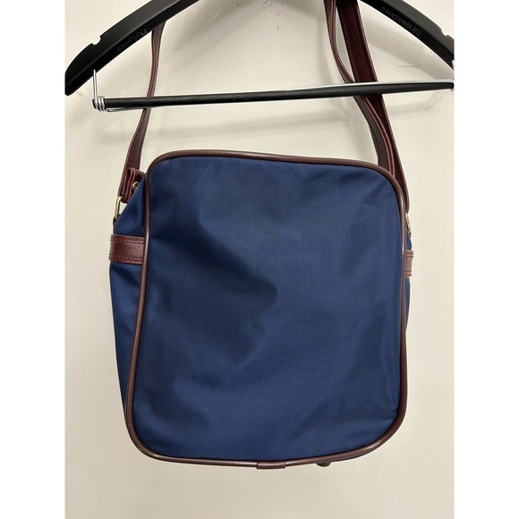 Vintage Samsonite Overnight Bag Blue Canvas 10in Carry On Weekender Shoulder Bag - Picture 2 of 10